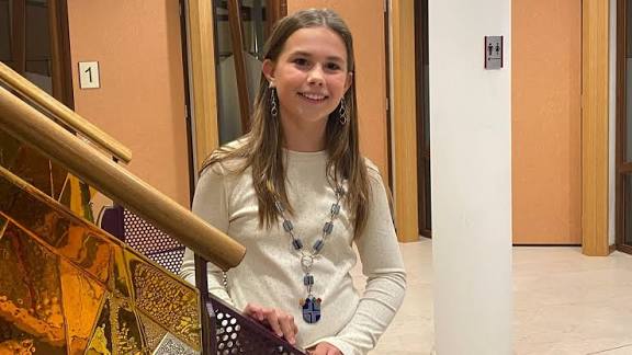 kinderburgemeester Amelie van der Walle